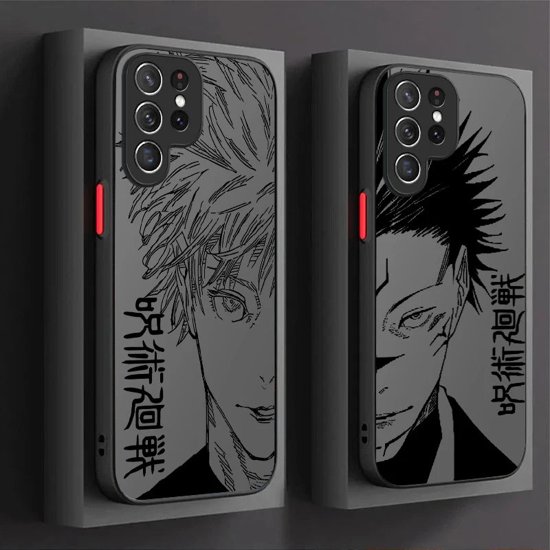 Capa Anime Jujutsu Kaisen Shockproof Para Samsung Galaxy