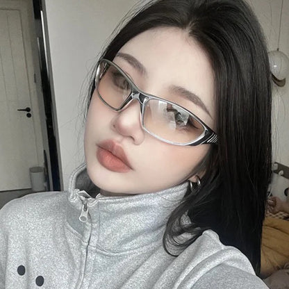 Future Tech Sunglasses Y2K Millennium Sunglasses Spicy Girl Retro High End Sunglasses Street Photography Female