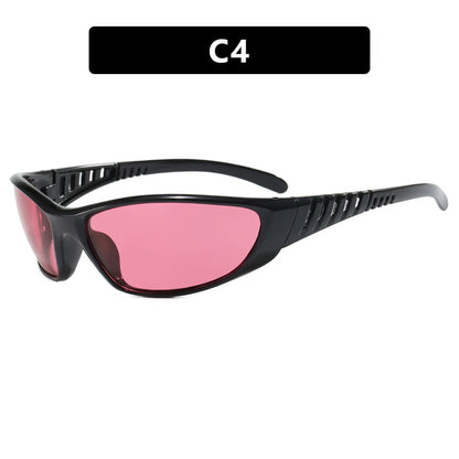 Future Tech Sunglasses Y2K Millennium Sunglasses Spicy Girl Retro High End Sunglasses Street Photography Female
