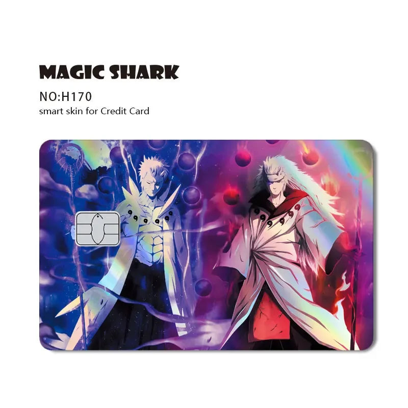 H170 Cor Adesivo Holográfico Para Cartão Payne Anime PVC