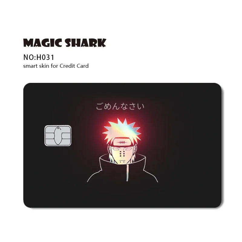 H031 Cor Adesivo Holográfico Para Cartão Payne Anime PVC