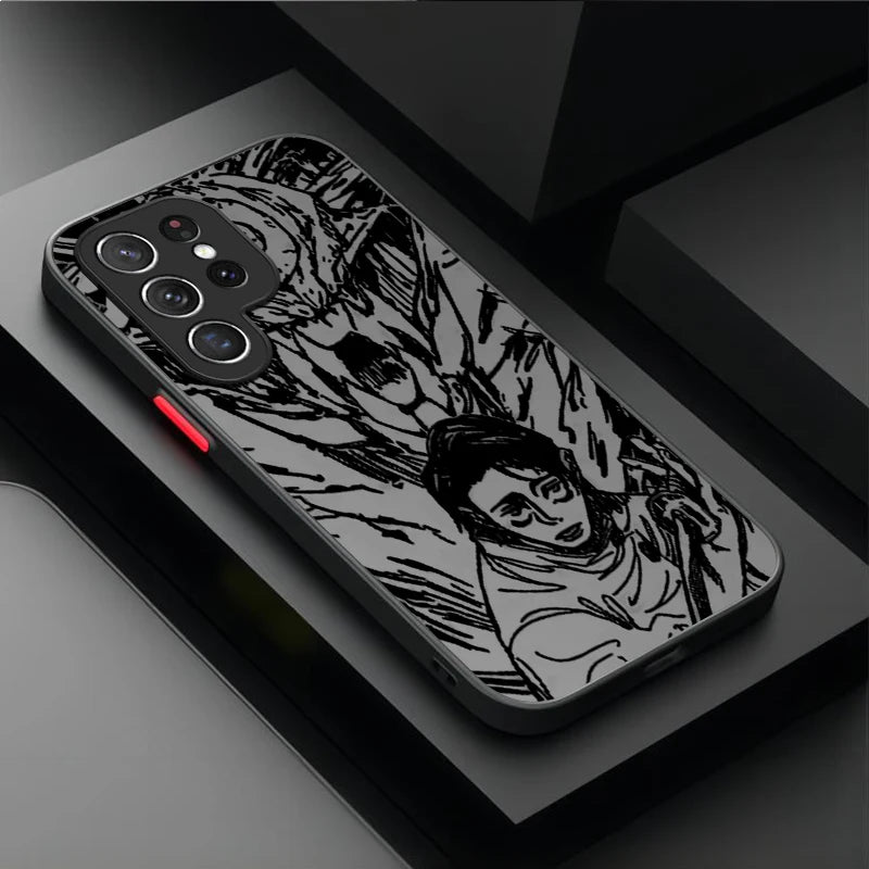 Capa Anime Jujutsu Kaisen Shockproof Para Samsung Galaxy