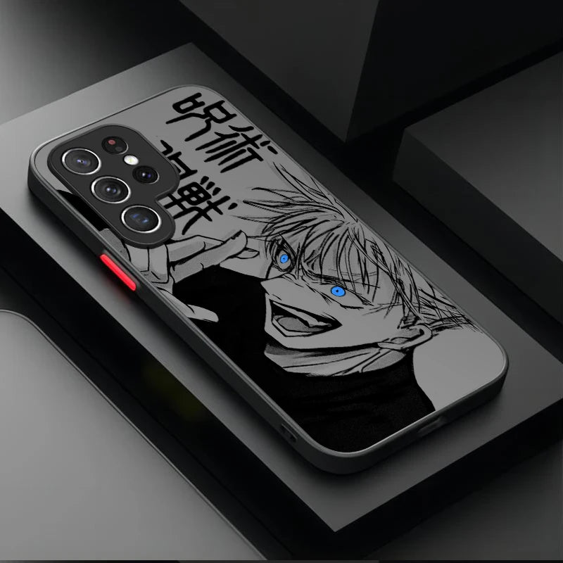 7 Cor Capa Anime Jujutsu Kaisen Shockproof Para Samsung Galaxy