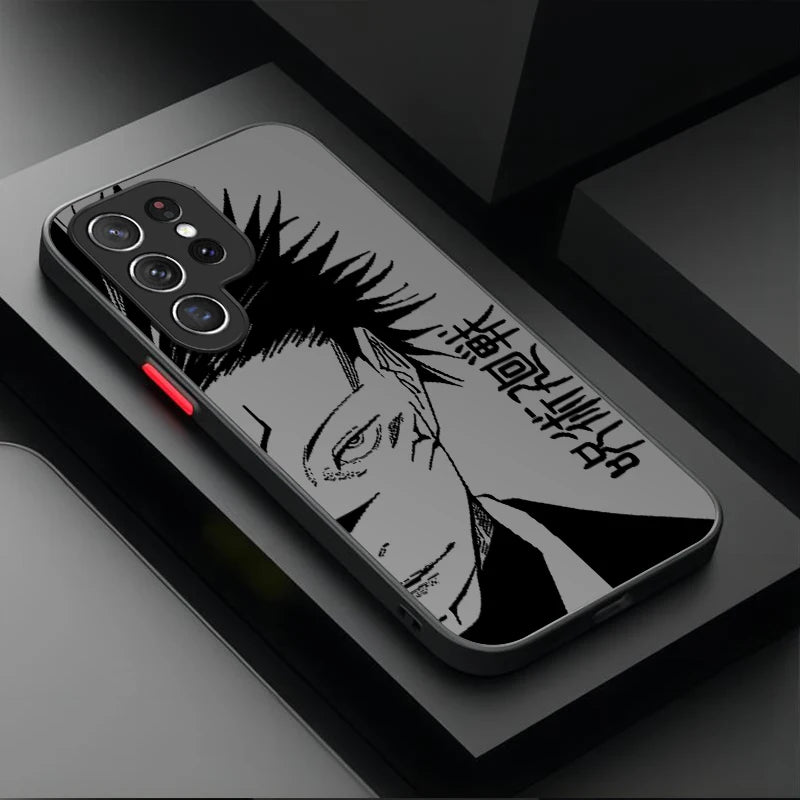 6 Cor Capa Anime Jujutsu Kaisen Shockproof Para Samsung Galaxy