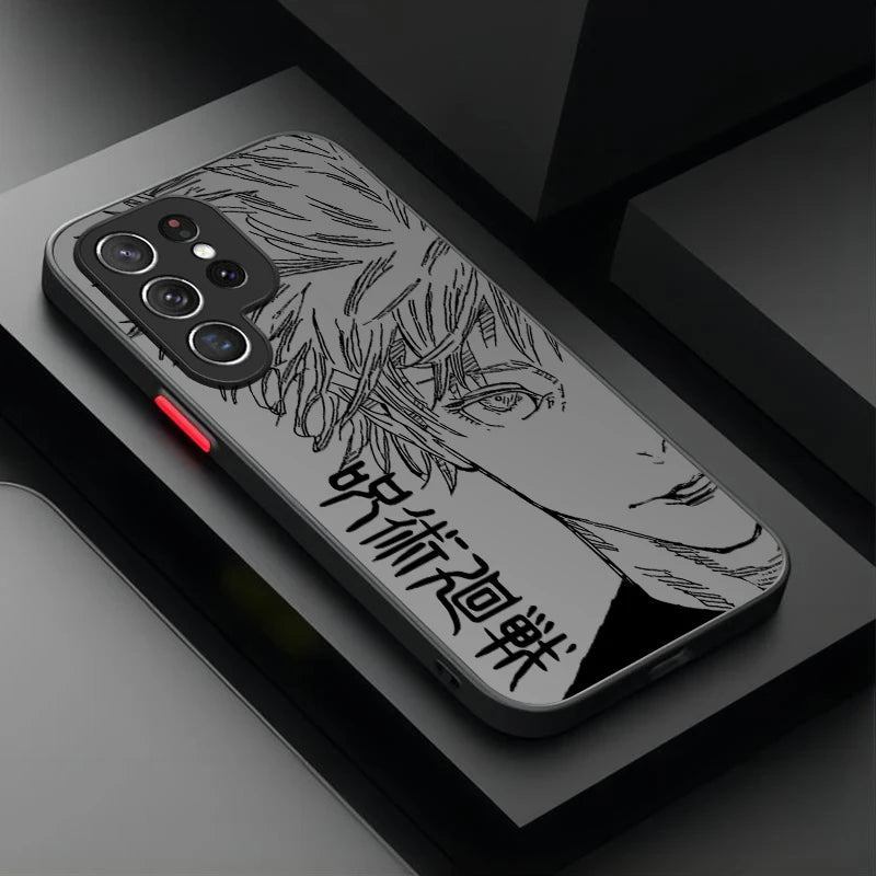 5 Cor Capa Anime Jujutsu Kaisen Shockproof Para Samsung Galaxy