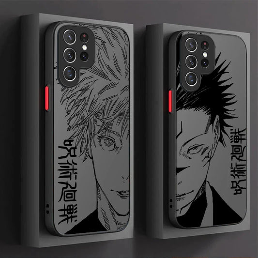 Capa Anime Jujutsu Kaisen Shockproof Para Samsung Galaxy