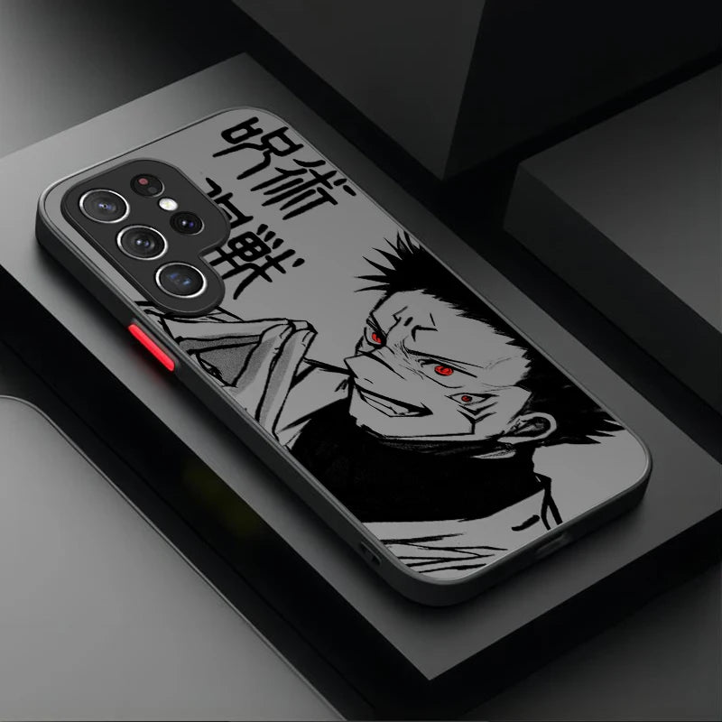 8 Cor Capa Anime Jujutsu Kaisen Shockproof Para Samsung Galaxy